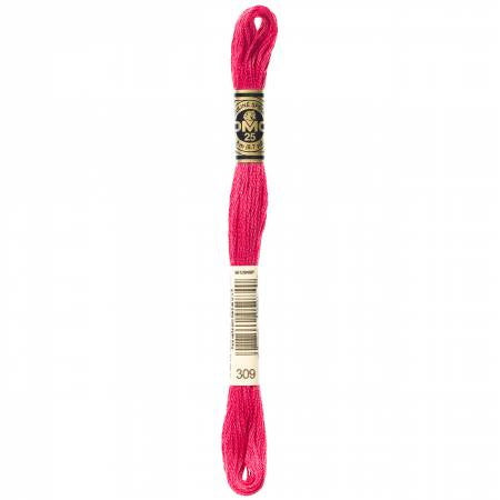 Embroidery floss - dark rose - 309