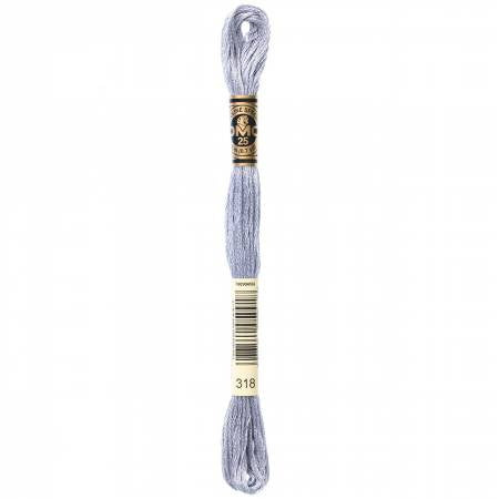 Embroidery floss - light steel gray - 318