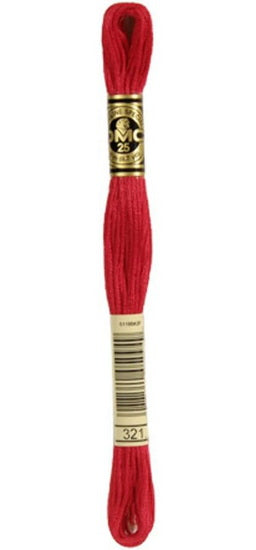 Embroidery floss - red - 321