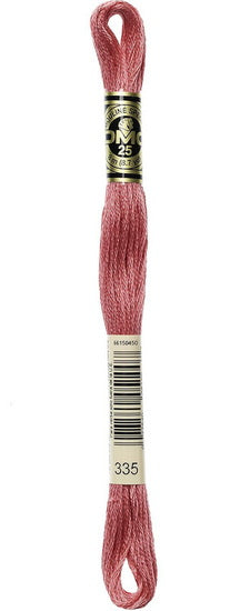 Fil à broder - rose fonce - 335