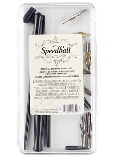 Drawing & lettering set (16)
