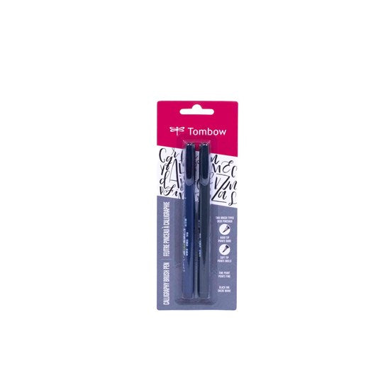 Set of 2 calligraphy brush