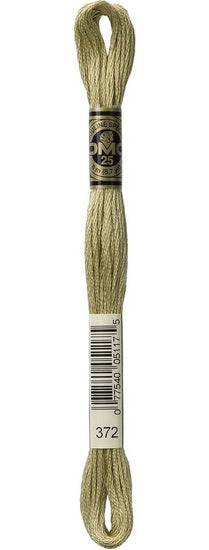 Embroidery floss - light mustard - 372
