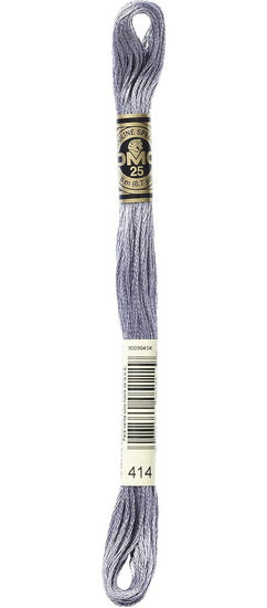 Embroidery floss - dark steel gray - 414