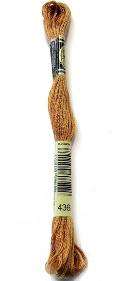 Embroidery floss - tan - 436