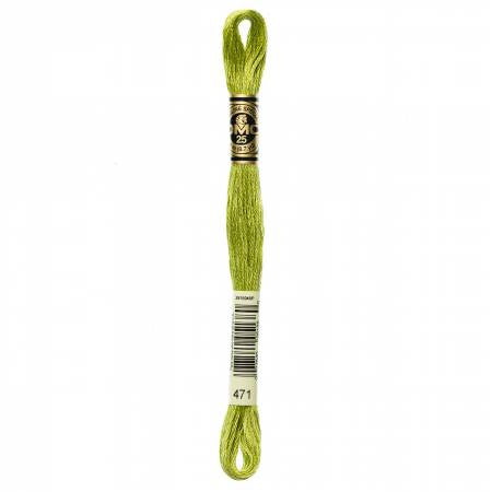 Embroidery floss - v light avocado green - 471