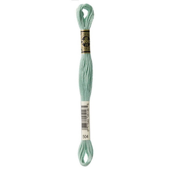 Fil à broder - vert peuplier 504 - 504