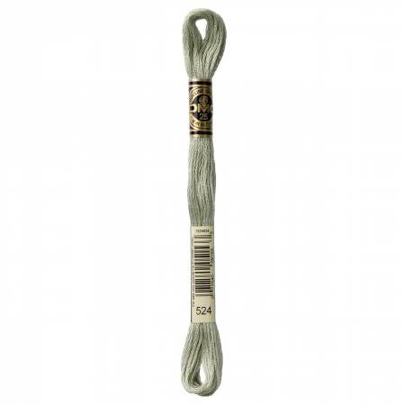 Embroidery floss - v light fern green - 524