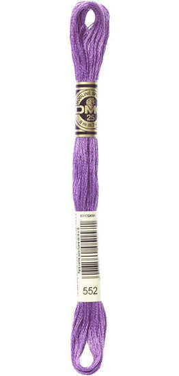 Fil à broder - violette - 552