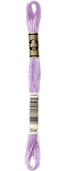 Fil à broder - violet pastel - 554
