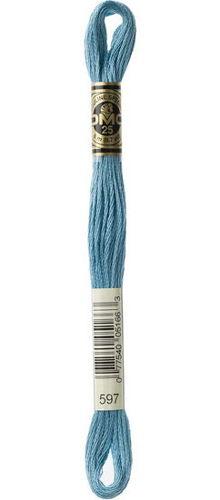 Embroidery floss - turquoise - 597
