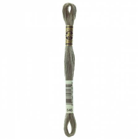 Embroidery floss - dark beaver gray - 646