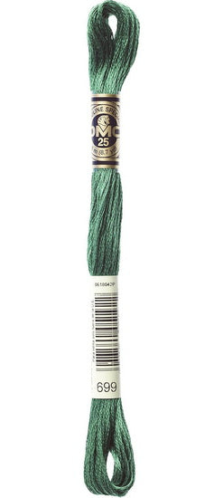 Embroidery floss - green - 699