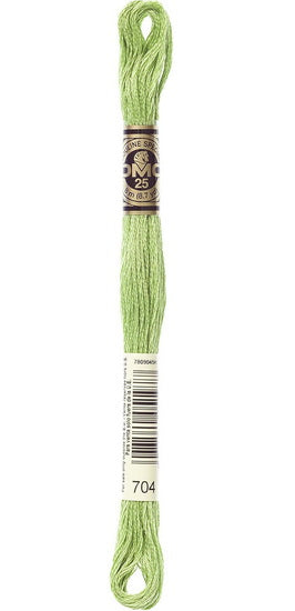 Embroidery floss - bright chartreuse - 704
