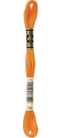 Embroidery floss - tangerine - 740