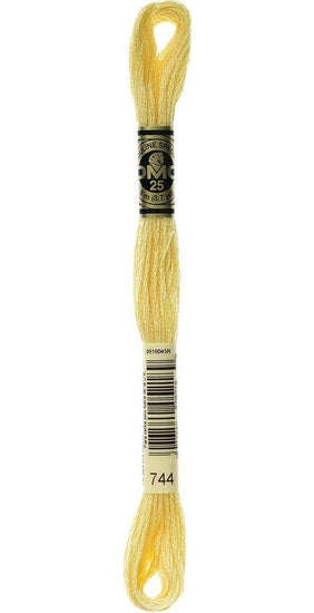 Embroidery floss - pale yellow - 744