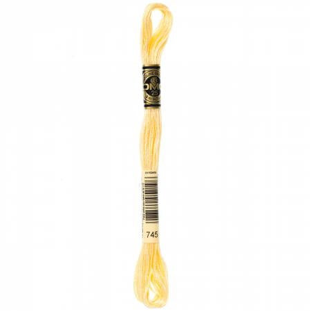 Embroidery floss - light pale yellow - 745