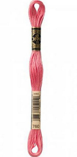 Fil à broder - rose grenadine - 760