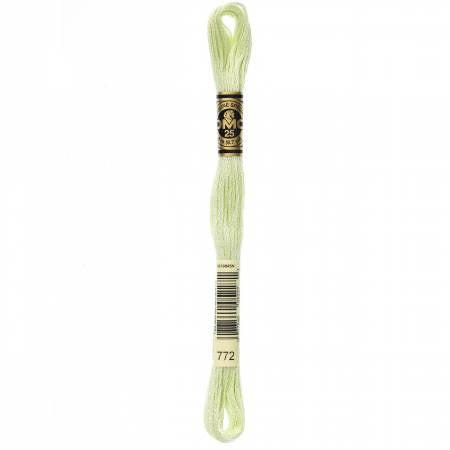 Embroidery floss - v light yellow green - 772