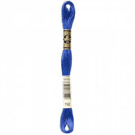 Embroidery floss - dark cornflower blue - 792