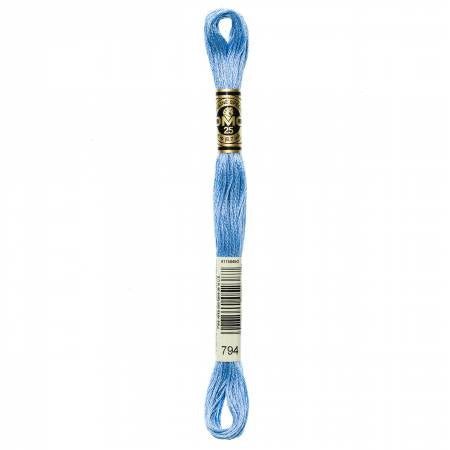 Embroidery floss - light cornflower blue - 794