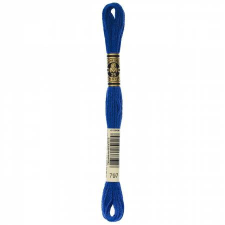 Embroidery floss - royal blue - 797