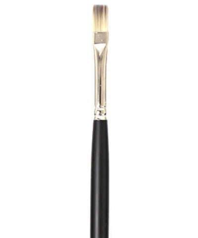 Brush Long Handle/Synthetic Bristle Bright - #8