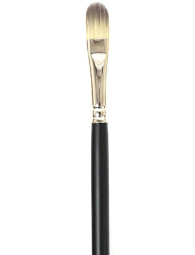 Brush Long Handle/Synthetic Bristle Filbert - #10