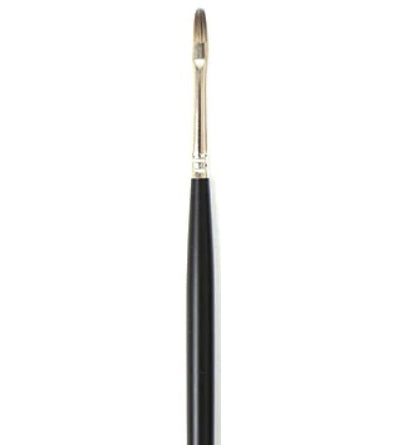 Brush Long Handle/Synthetic Bristle Filbert - #2