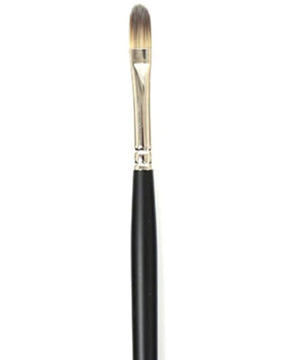 Brush Long Handle/Synthetic Bristle Filbert - #8