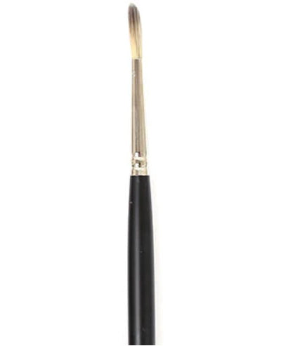 Brush Long Handle/Synthetic Bristle Round - #10