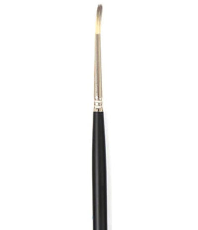 Brush Long Handle/Synthetic Bristle Round - #6