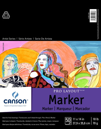 Marker paper pad - 11x14in (50f)