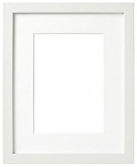 Cadre photo galerie blanc - 8x10 po - pp 5x7 po