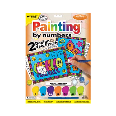 My First Paint By Numbers Insects