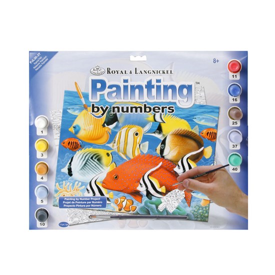 Paint By Numbers Junior Tropical Fish