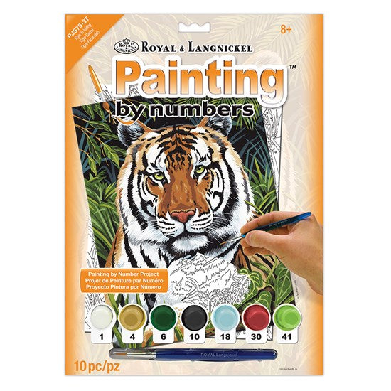 Peinture à numéros junior tête de tigre