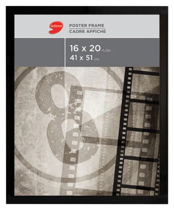 Cadre affiche noir -16x20po