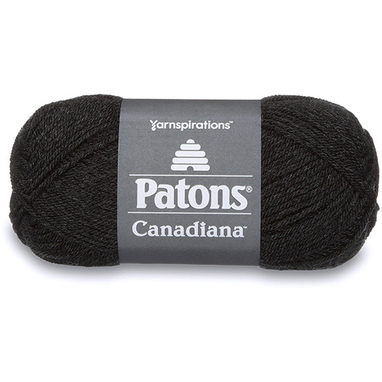 Fil canadiana #4 - 100gr - melange gris foncé