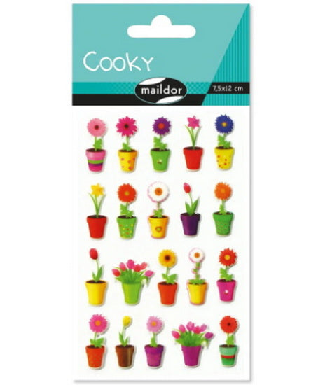 Autocollants Cooky : Fleurs