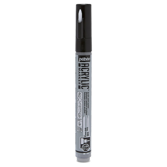 Acrylic marker - decomarker - 0.7 mm - grey