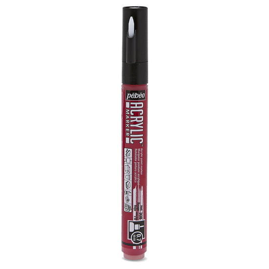 Acrylic marker - decomarker - 0.7 mm - red