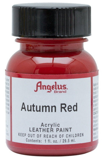 Acrylique pour cuir     - rouge automne ounce - 1 ounce