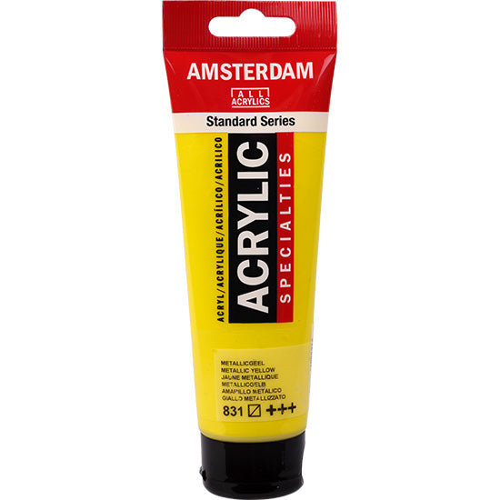 Amsterdam Acrylic Metallic Yellow - 120ML