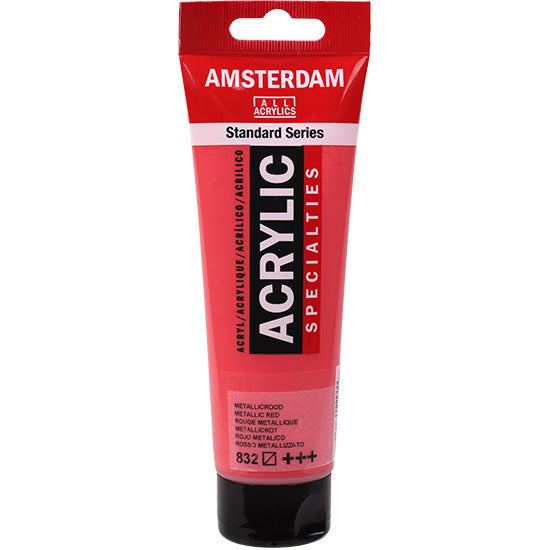Amsterdam Acrylic Metallic Red - 120ML