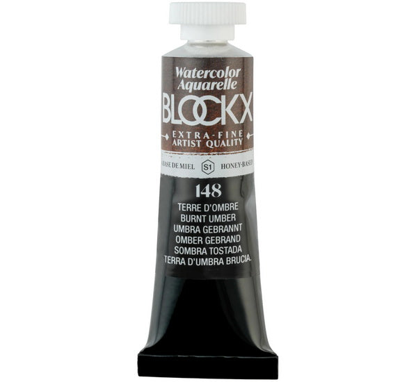 BLOCKX Watercolour - 15 ml Burnt Umber