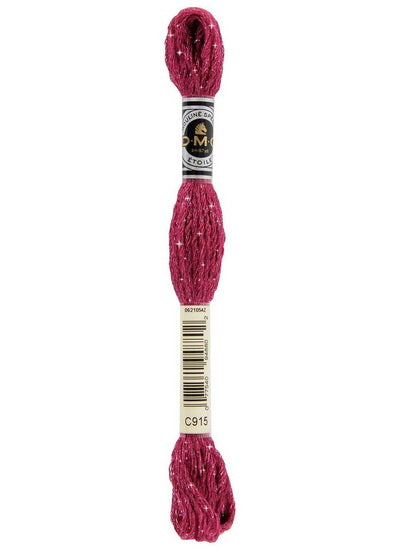 Embroidery floss - glitter - dark plum