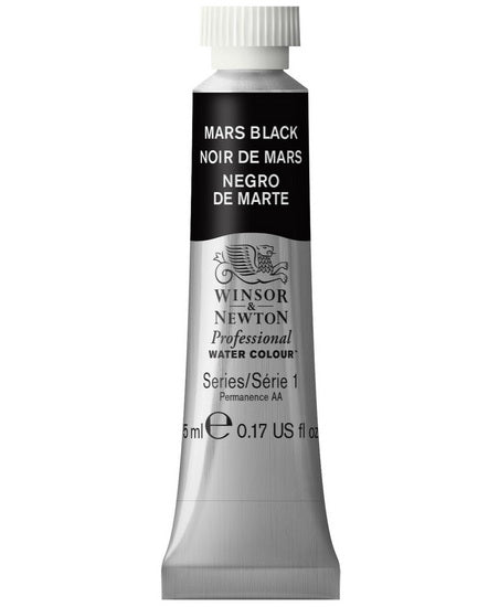 Professional watercolour - 5ml - mars black - s1