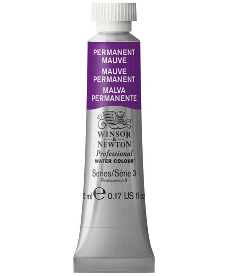 Professional watercolour - 5ml - permanent mauve - s3