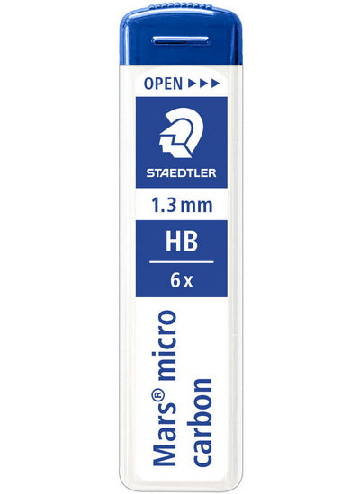 Set of 6 Leads Lumograph HB - 1.30mm